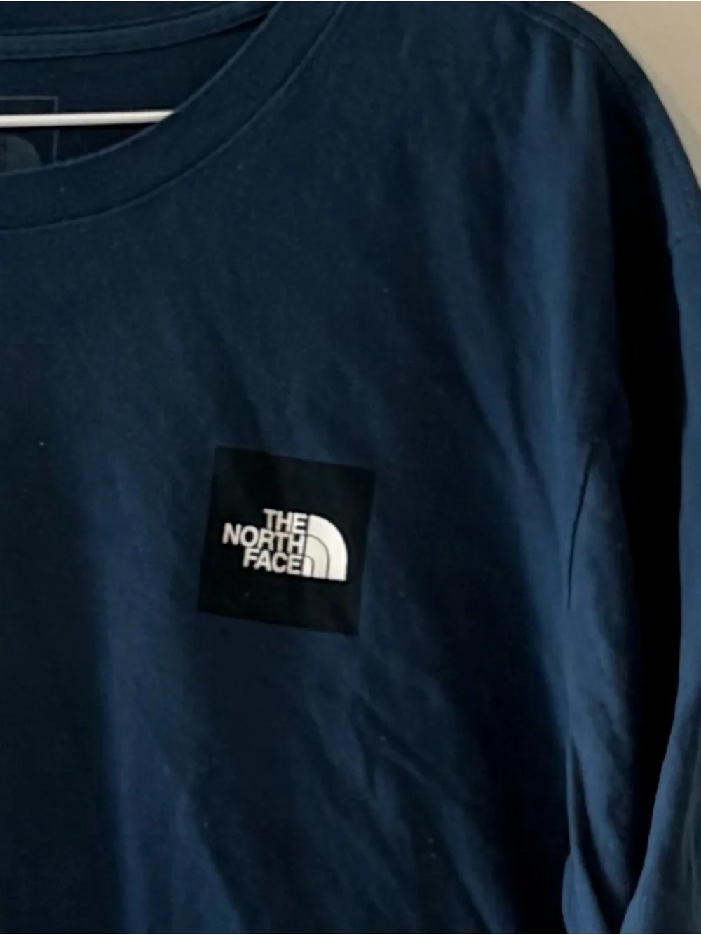 The North Face Classic Fit Box Half Dome Blue On Blue White Tee T-Shirt- Mens XL